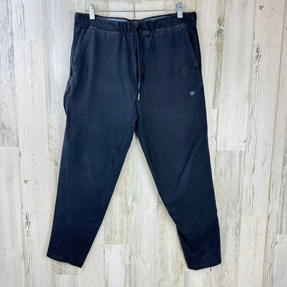 Mack Weldon Joggers Men's Sweatpants Black Athleisure Pants Stretch Size L
